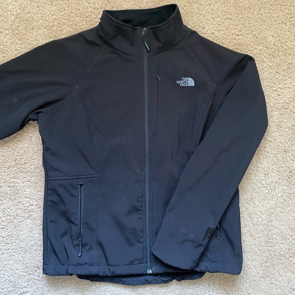 The North Face mid-weight jacket, black, size XL